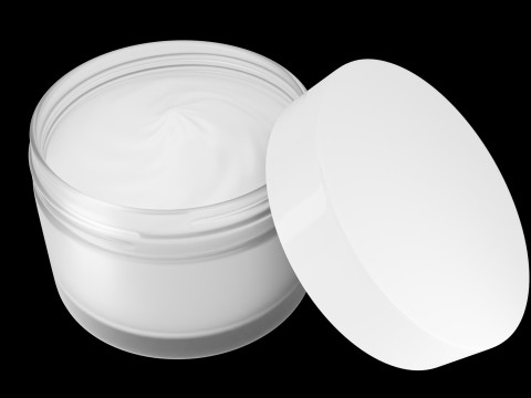 Cream Jar 01 3Dモデル