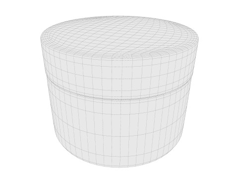 Cream Jar 01 3Dモデル