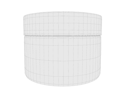 Cream Jar 01 3Dモデル