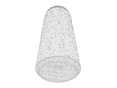 Sodacan 250ml Water Drops Modello 3D