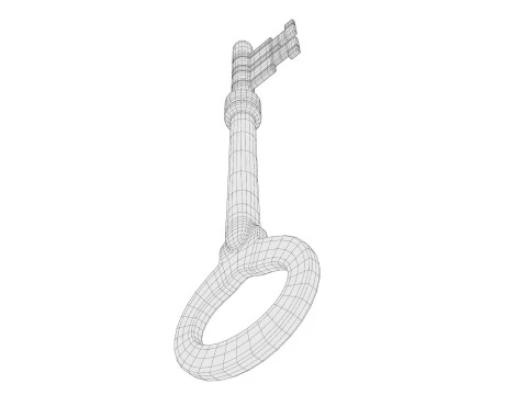 Oude sleutel 3D Model