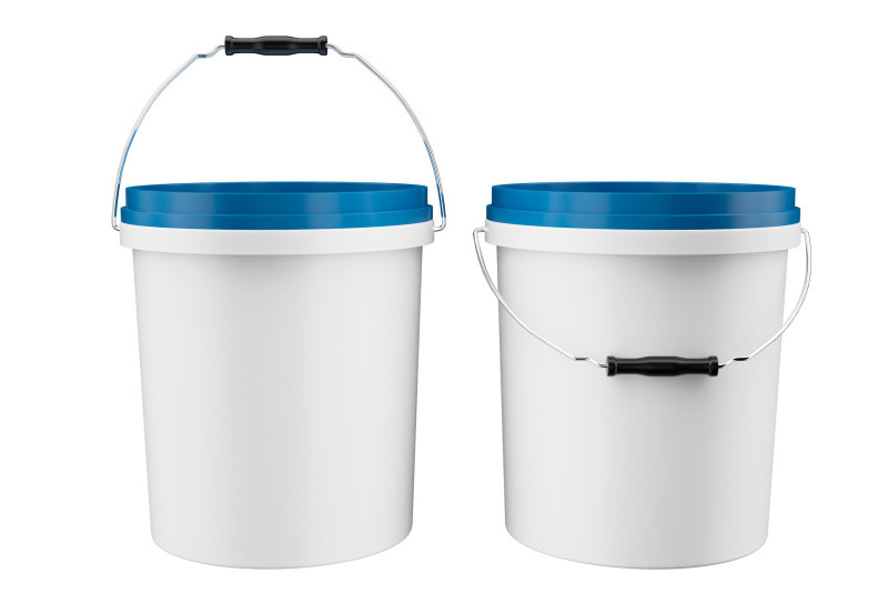 Plastic Bucket 3D Model .c4d .max .obj .3ds .fbx .stl .blend 