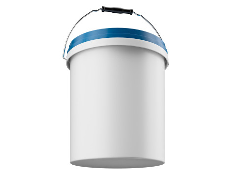 Plastic Bucket 3D Model