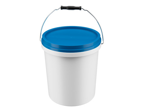 Plastic Bucket 3D Model