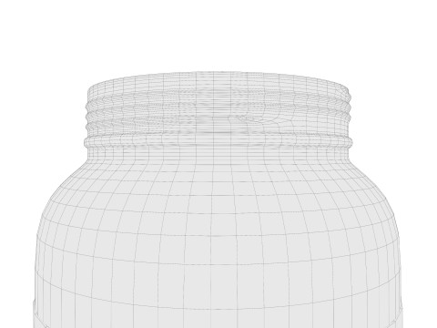 Supplement capsule bottle 3D 모델