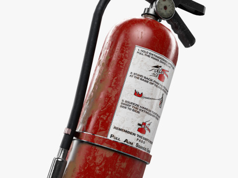 Fire extinguisher pbr Low-poly 3Dモデル