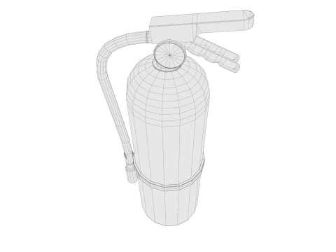 Fire extinguisher pbr Low-poly 3D Model