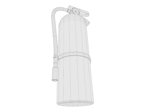 Fire extinguisher pbr Low-poly 3D Model