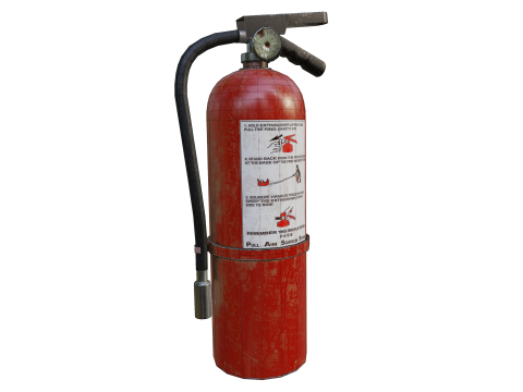 Fire extinguisher pbr Low-poly Model 3D
