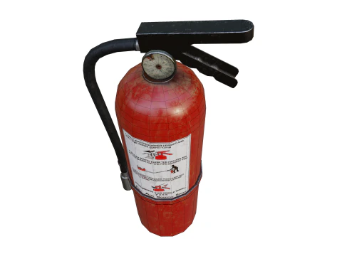 Fire extinguisher pbr Low-poly 3D Model