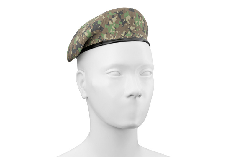 Military Beret 01 3D Model .c4d .max .obj .3ds .fbx .stl .blend 