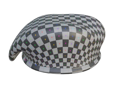 Military Beret 01 3D Model
