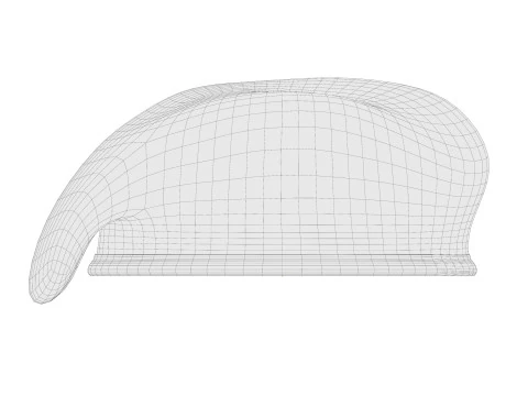 Military Beret 01 3D Model
