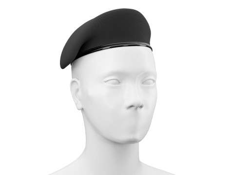 Black Beret 02 3Dモデル