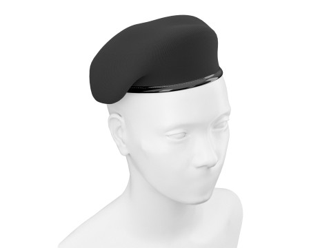Black Beret 02 3Dモデル