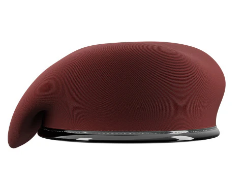 Red Beret 04 3D Model