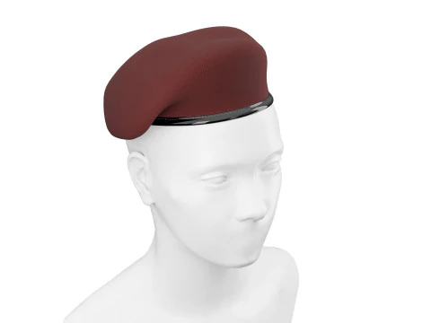 Red Beret 04 3D Model