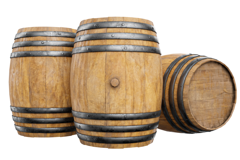 Wooden BARREL 3D Модель .c4d .max .obj .3ds .fbx .stl .blend 