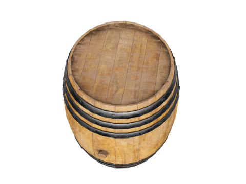 Wooden BARREL 3D Модель