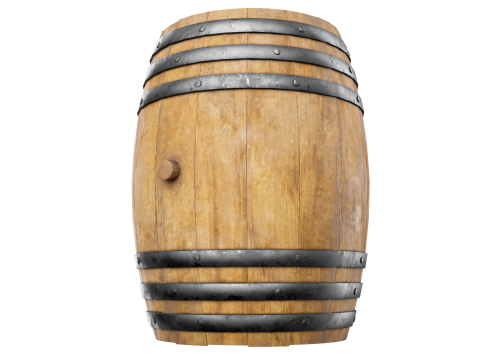 Wooden BARREL 3D Модель