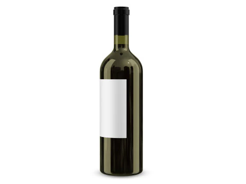 Wine bottle 02 3D Model