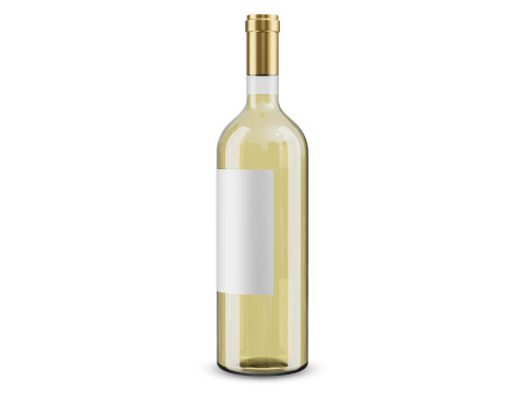 Wine bottle 01 3Dモデル