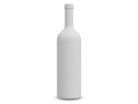 Wine bottle 01 3D Model