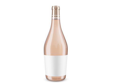 Champagne bottle 02 3D Model