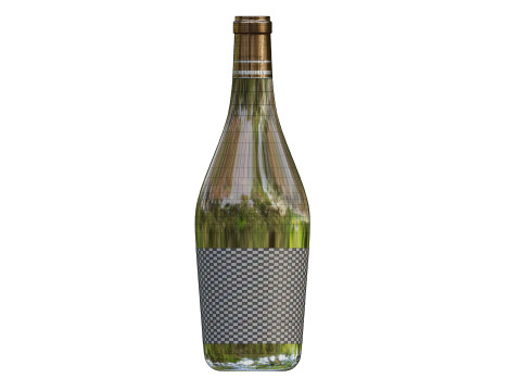 Champagne bottle 03 3Dモデル