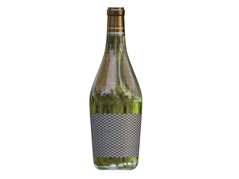 Champagne bottle 03 3D Model
