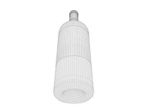 Wine bottle 03 3D Model