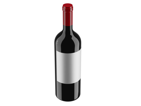 Wine bottle 04 3Dモデル