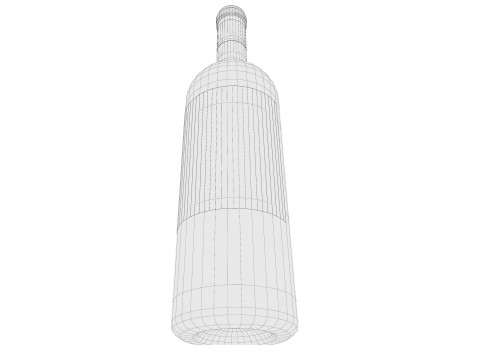 Wine bottle 04 3Dモデル