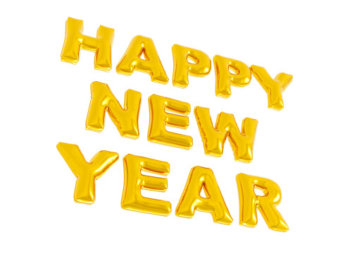 Happy New Year Balloon Modelo 3D