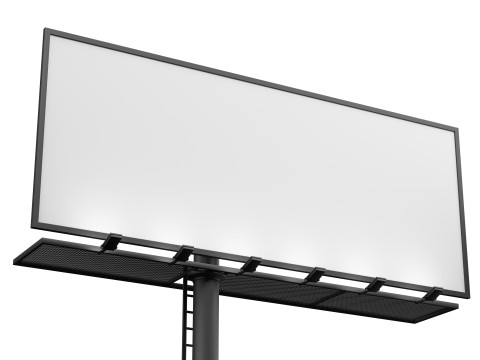 Billboard 01 3D Model