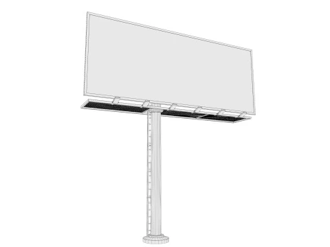 Billboard 01 3D Model