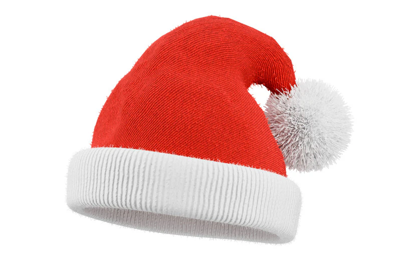 크리스마스 모자 01 3D 모델 .c4d .max .obj .3ds .fbx .stl .blend 