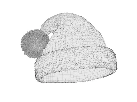 크리스마스 모자 01 3D 모델