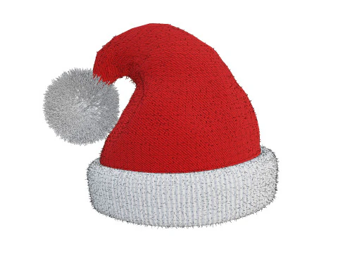 크리스마스 모자 01 3D 모델