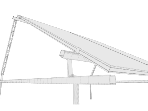 Pannelli solari solari Modello 3D