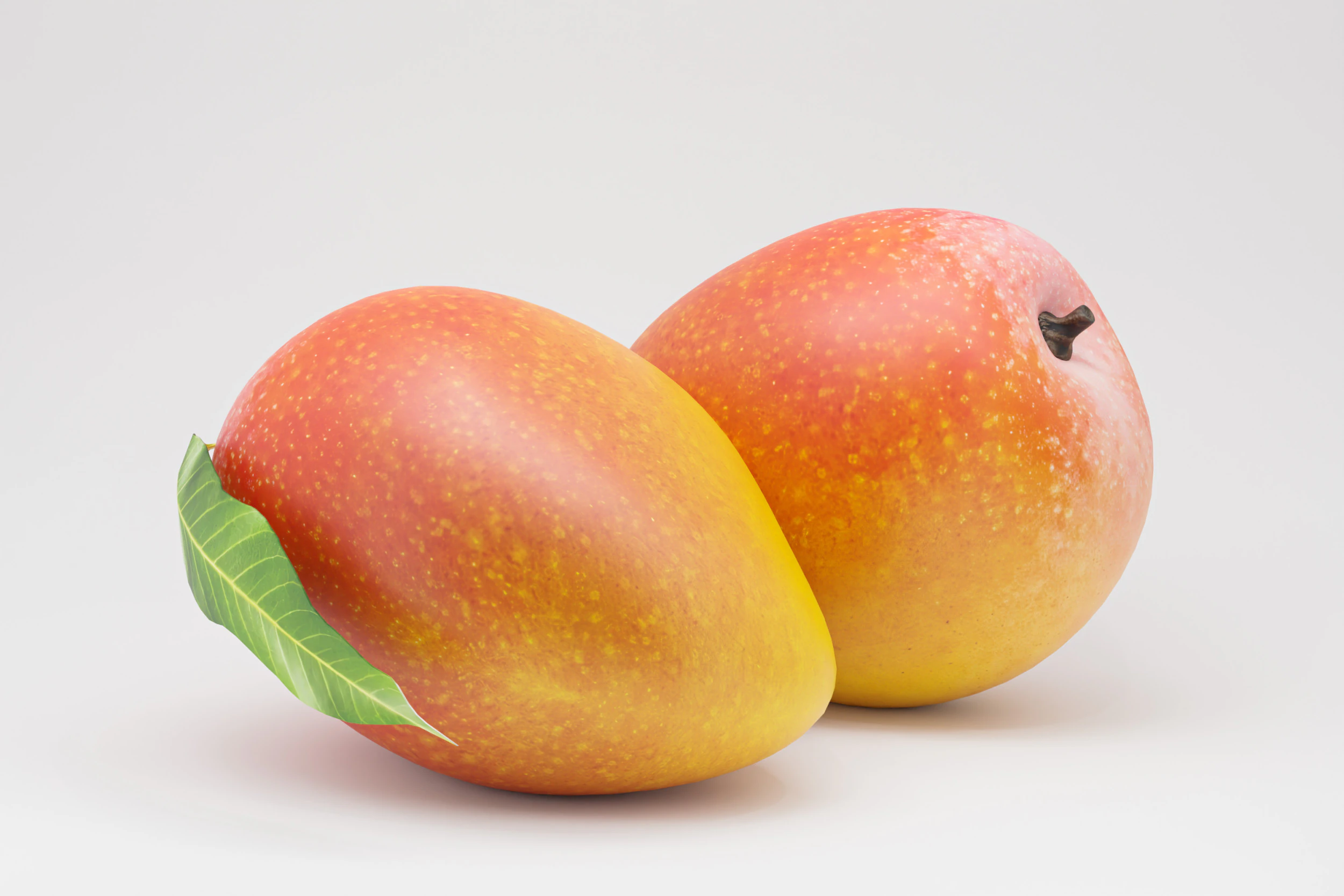 Mango 01 3D Model .c4d .max .obj .3ds .fbx .stl .blend