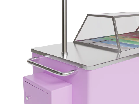 Ice cream cart 01 3D Model