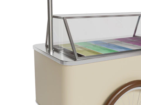 Ice cream cart 02 3D Model