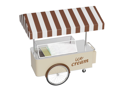 Ice cream cart 02 3D मॉडल