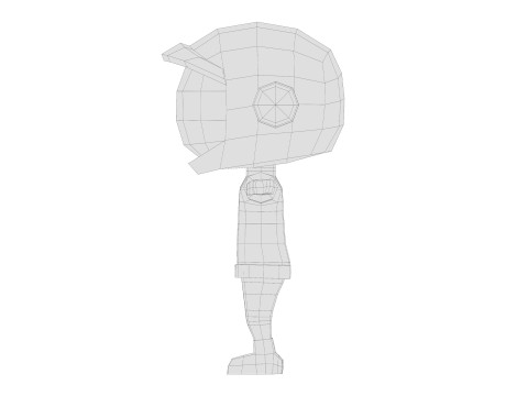 Low-Poly SPACESUIT 3D Model