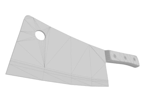 Butcher Knife 3D Model