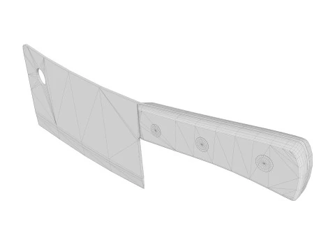 Butcher Knife 3D Model
