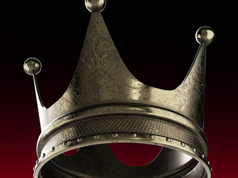 Old Dark Crown 3D Model