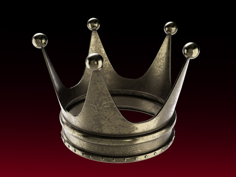 Old Dark Crown 3D Model
