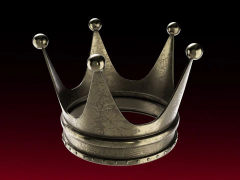 Old Dark Crown 3D Model